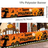 Decorações de Halloween Banner de Halloween para Quintal