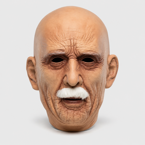 Máscara de Halloween Design de Rosto Velho Masculina