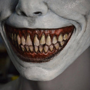 Máscara de Halloween Demônio Assustador com Capuz Máscara de Cosplay Festival do Mal