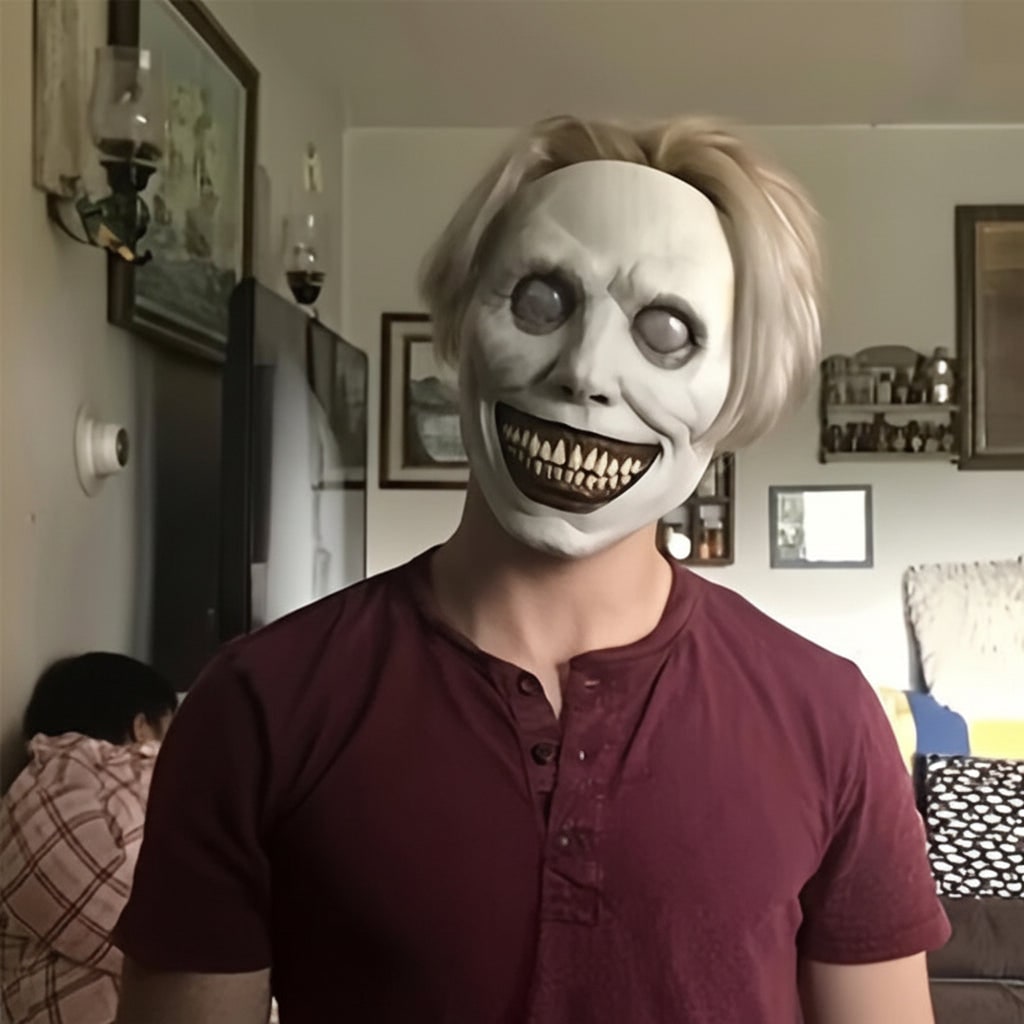 Máscara de Halloween Assustadora de Terror para Festa a Fantasia