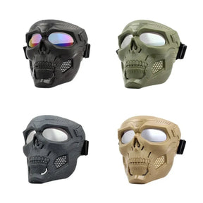 Máscara de Fantasia Tática com Design de Caveira