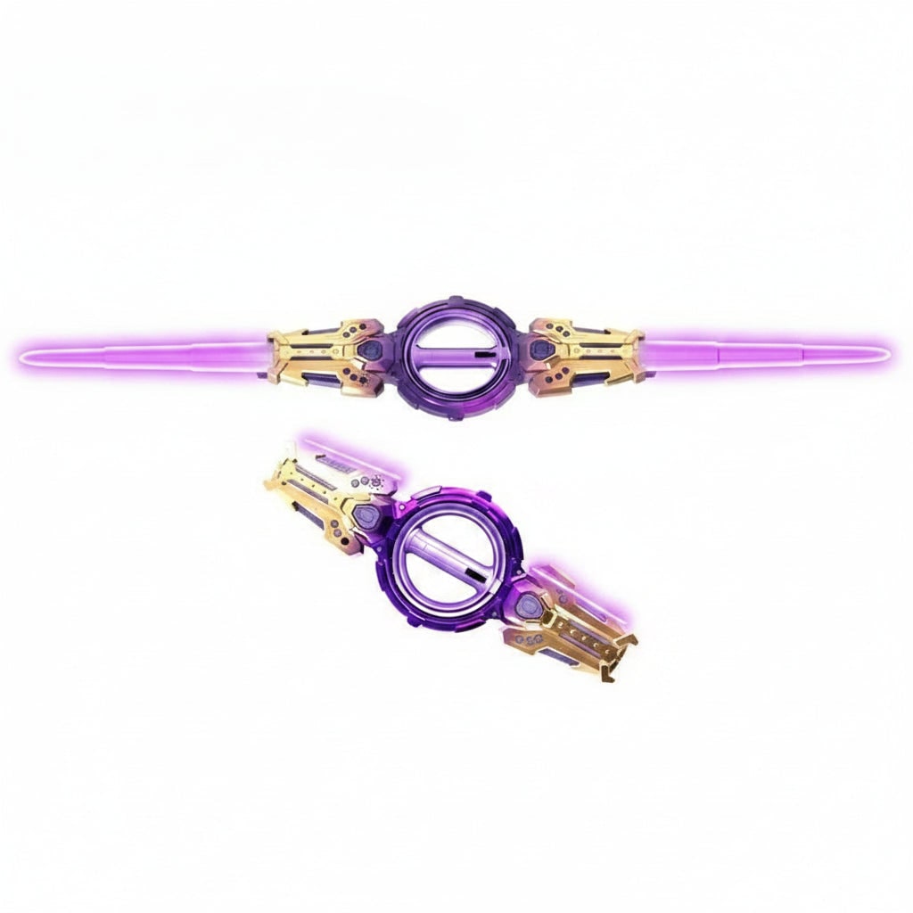 Brinquedos de Halloween Espada Dupla com Luz e Efeitos Sonoros