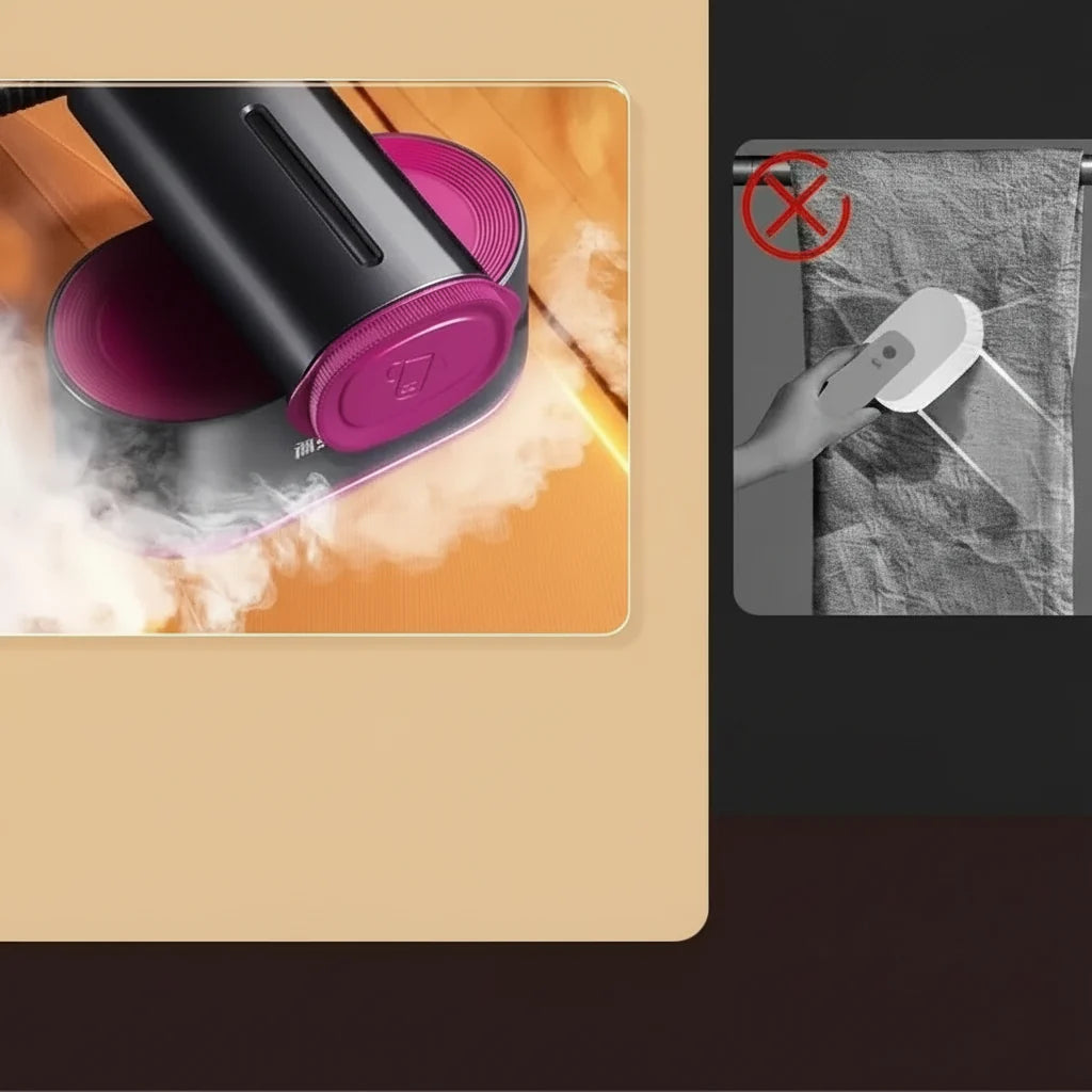 Ferro de Passar a Vapor Portátil com Design Compacto
