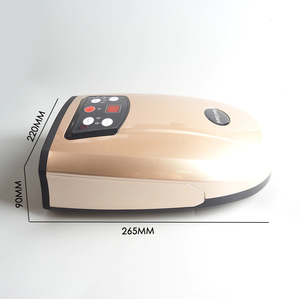 Massageador de Mãos com Aquecimento para Fisioterapia de Artrite Equipamento de Pressoterapia Dispositivo de Massagem de Palma Massageador de Dedos por Compressão de Ar