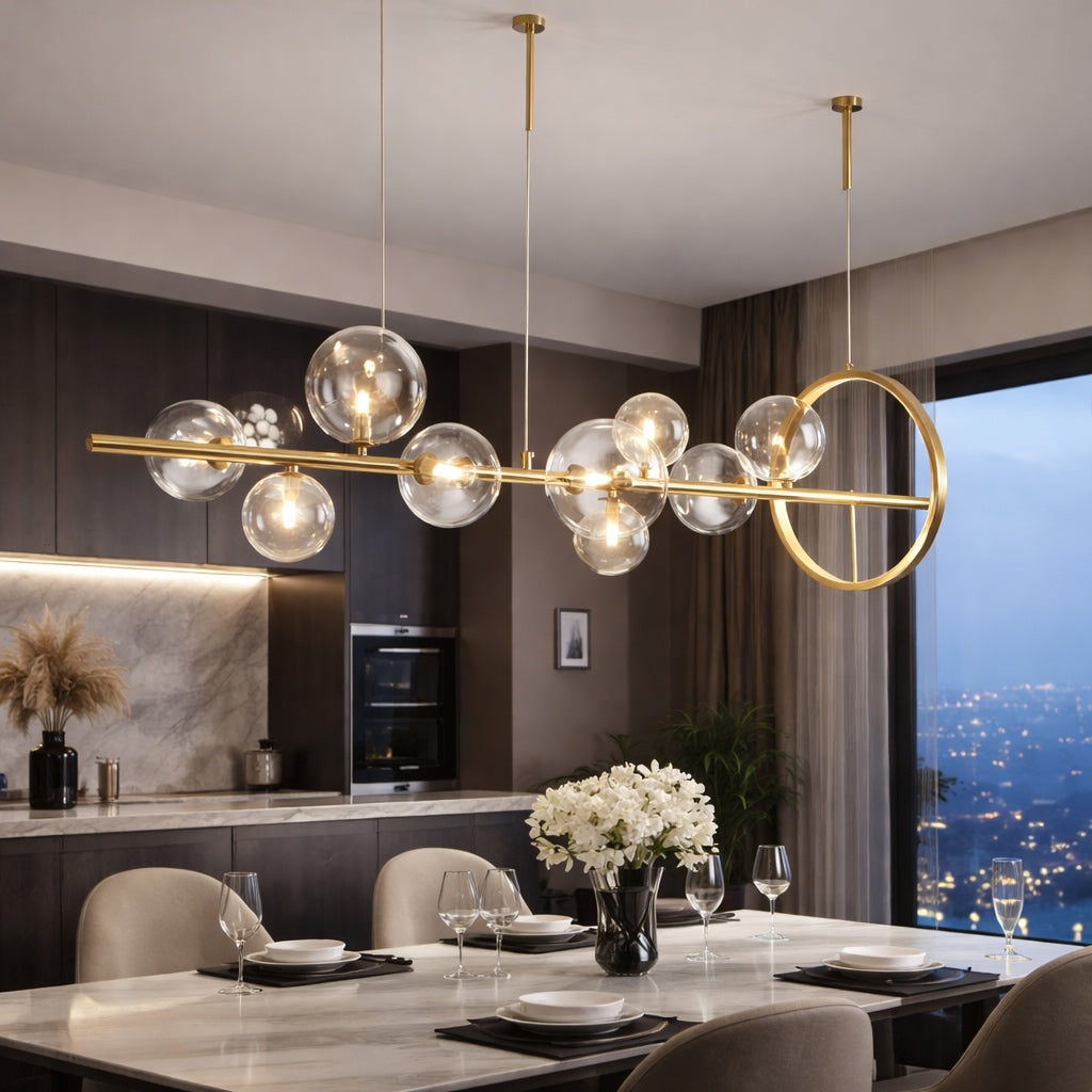 Glass Ring Pendant Light – pendant light image 5
