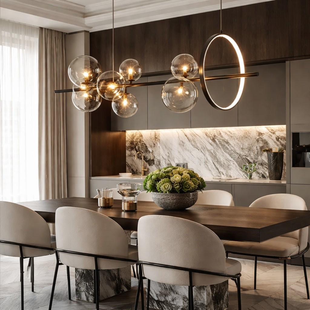 Glass Ring Pendant Light – pendant light image 6