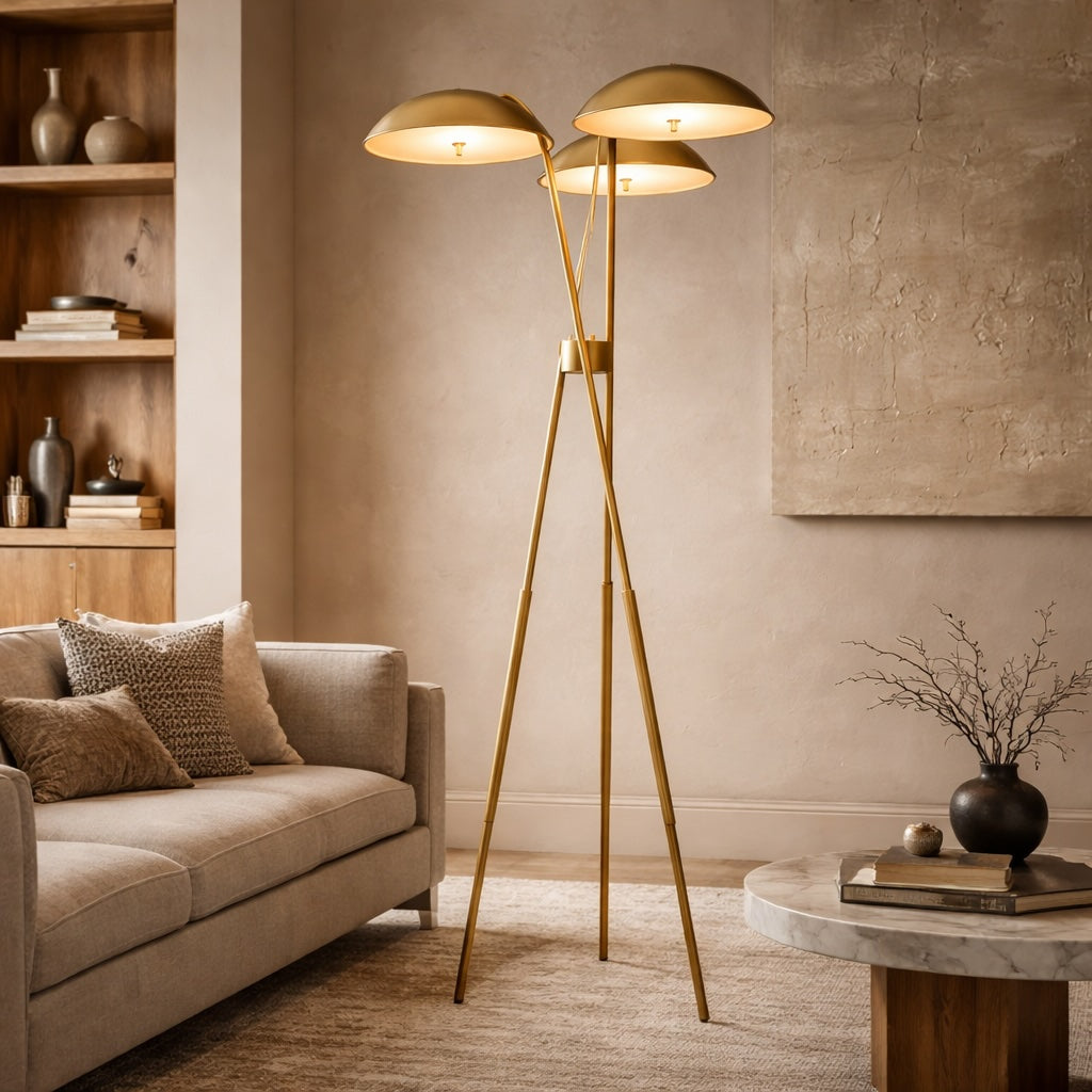 Three-Head LED Floor Lamp – floor lamp image 11