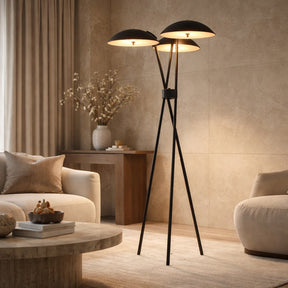Three-Head LED Floor Lamp – floor lamp image 5