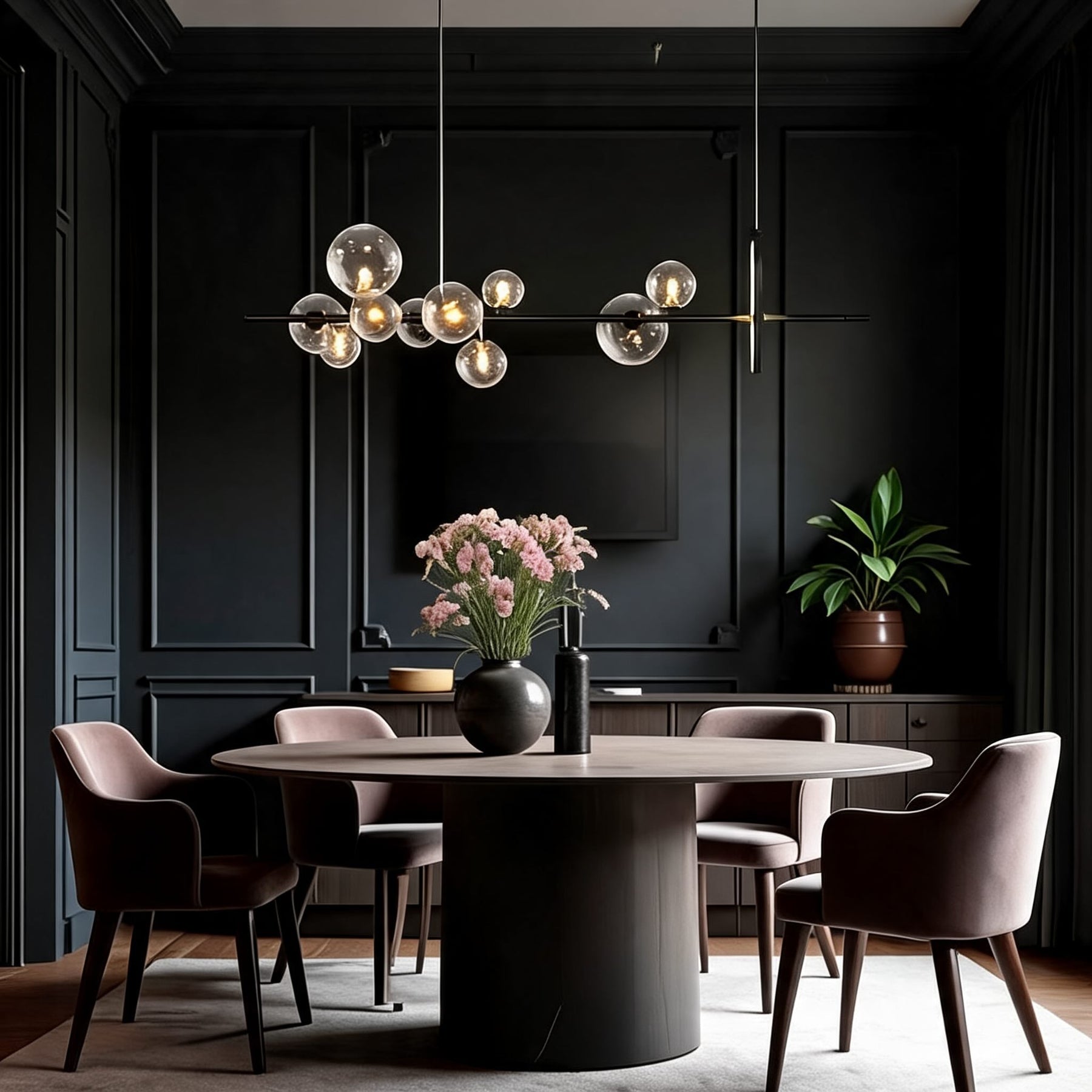 Glass Ring Pendant Light – pendant light image 3