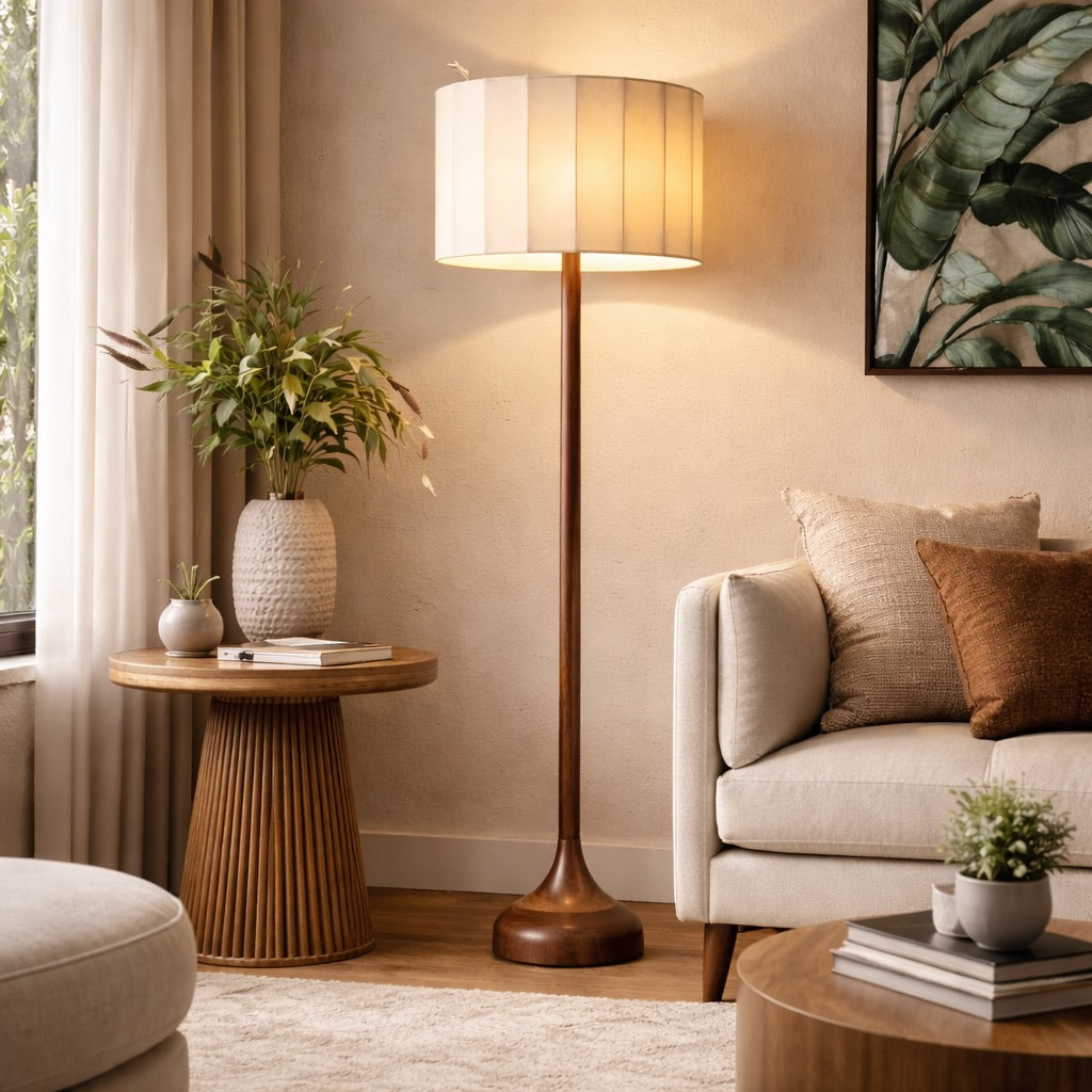 Ash Wood Floor Lamp – floor lamp image 3