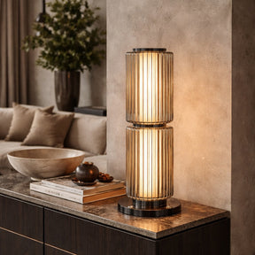 Sculptural LED Floor Lamp – Smoke Grey, H25.6" – floor lamp image 2