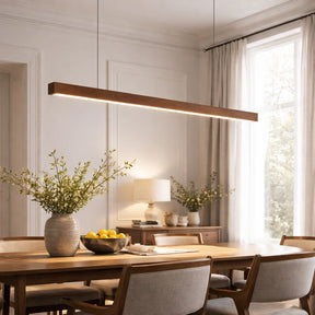 Linear Wood LED Pendant Light – pendant light image 3