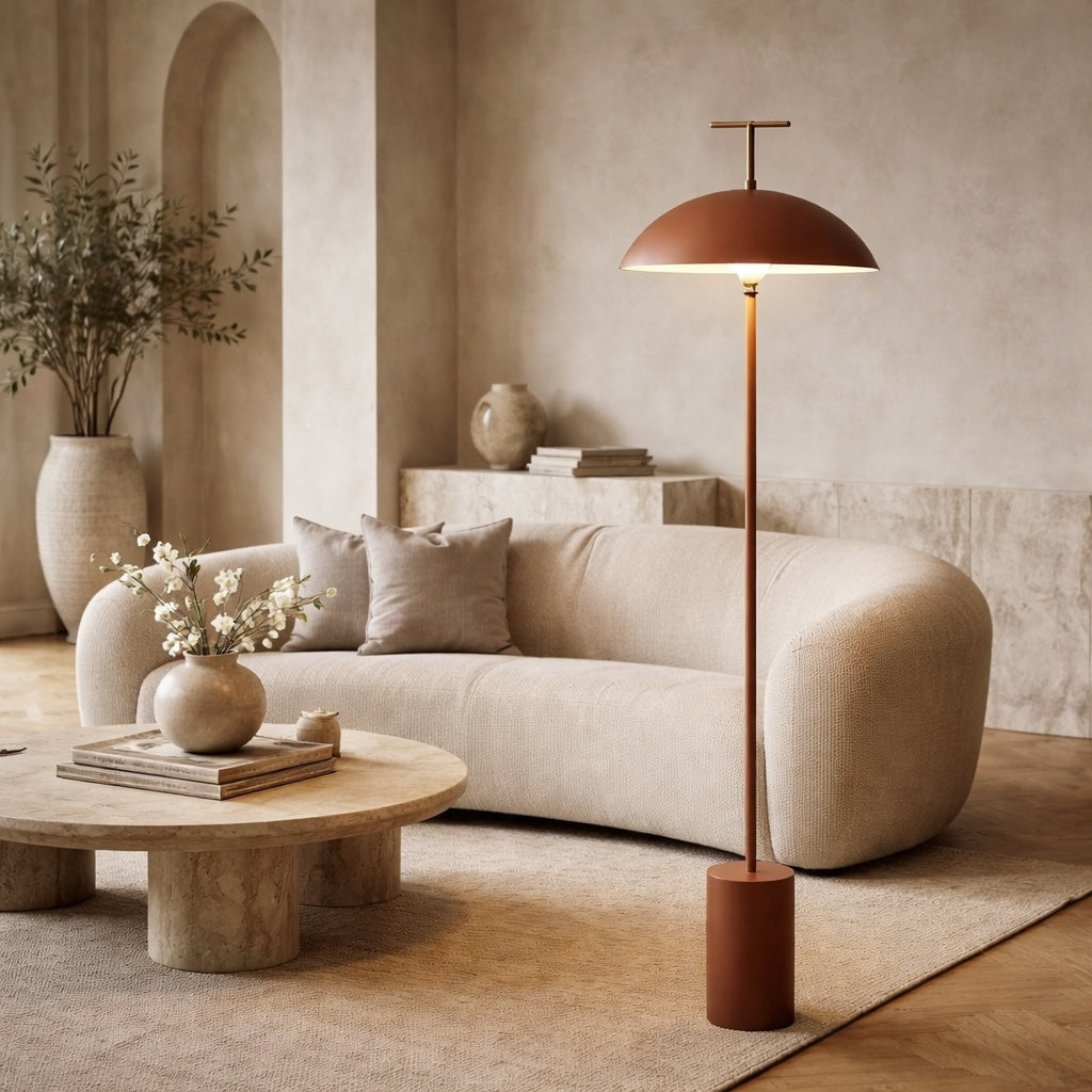 Metal Mushroom Floor Lamp – floor lamp image 3