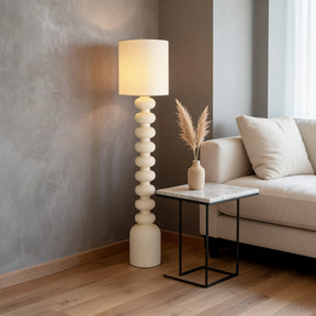 Resin & Fabric Floor Lamp – floor lamp image 2