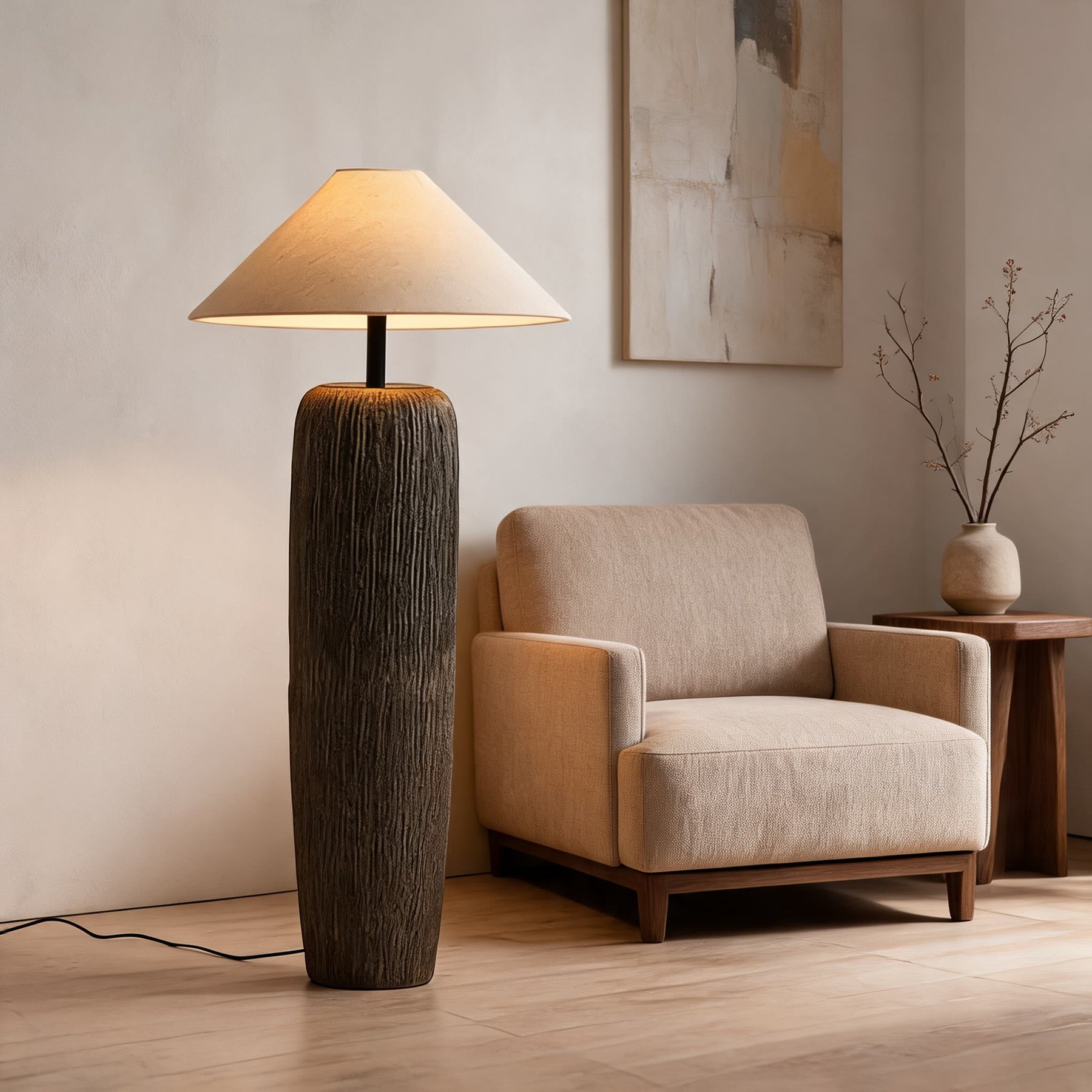 Rustic Floor Lamp – floor lamp image 3