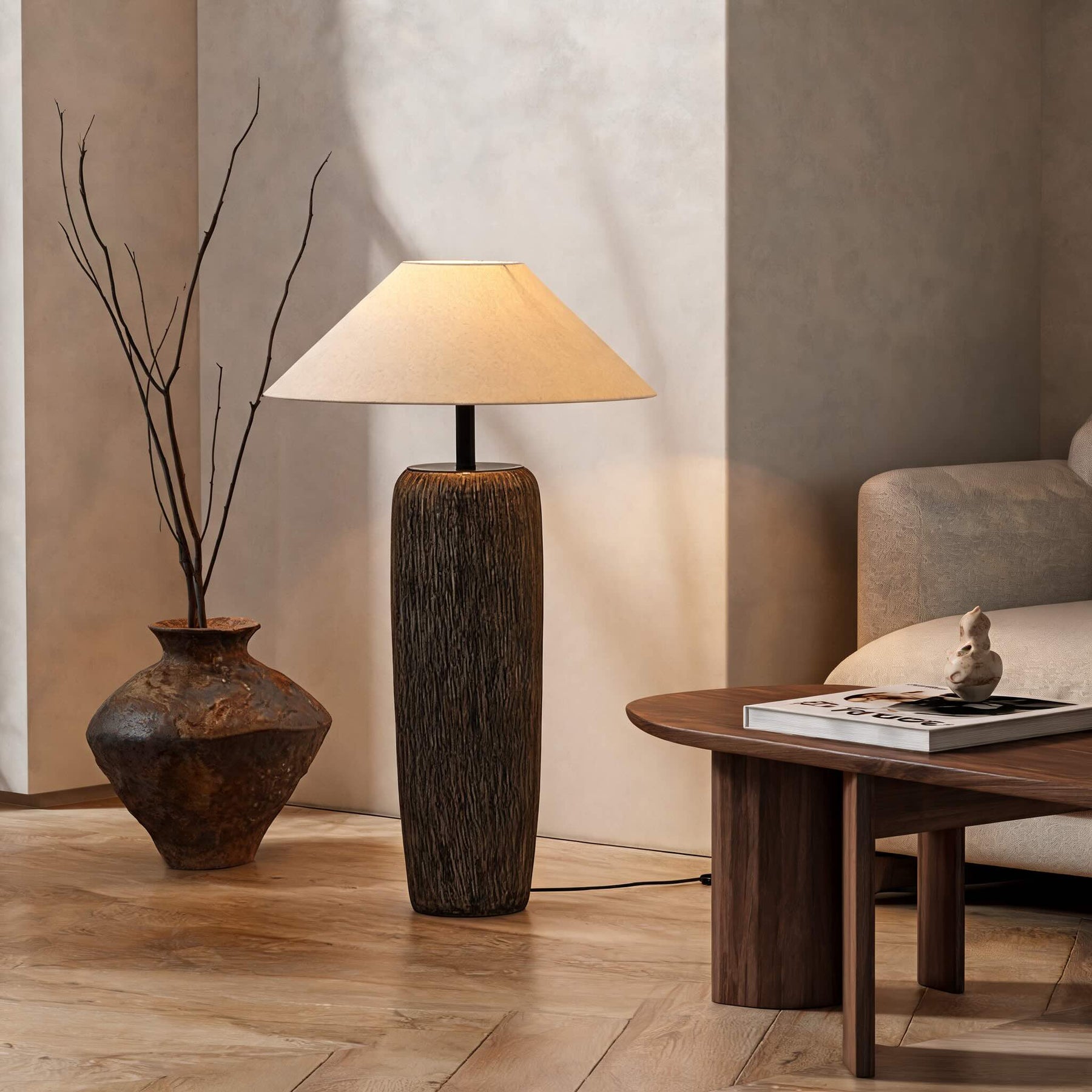 Rustic Floor Lamp – floor lamp image 5