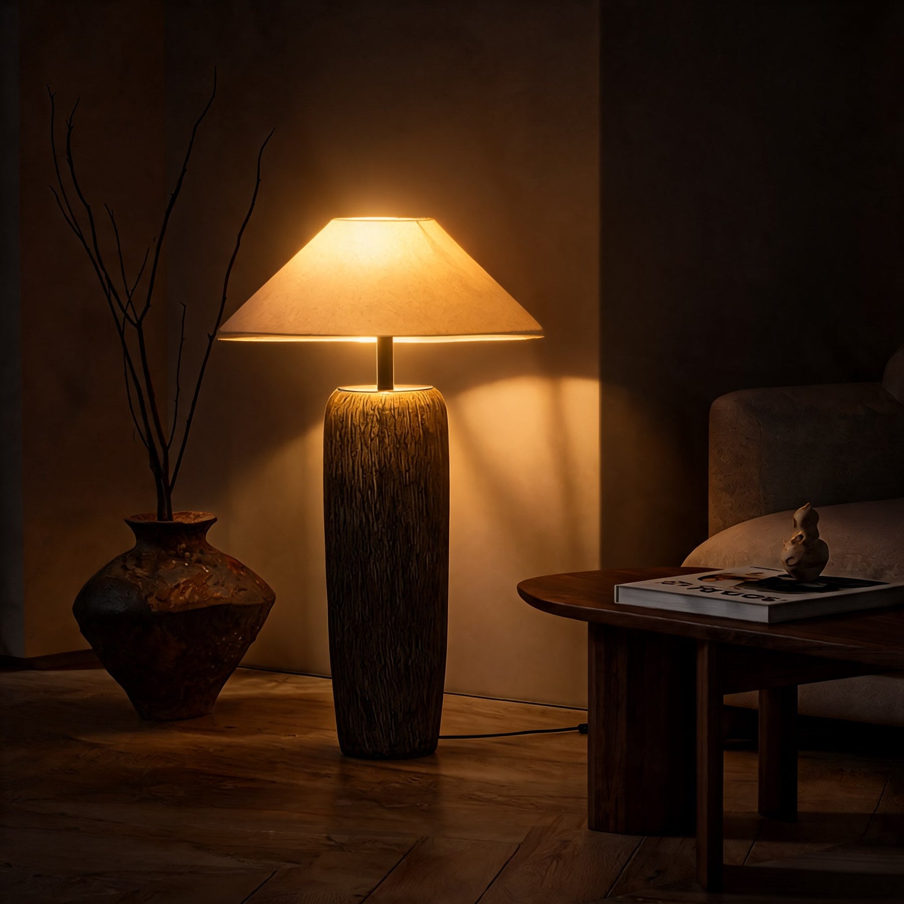 Rustic Floor Lamp – D17.7" x H31.5" | 45cm x 80cm – floor lamp image 6