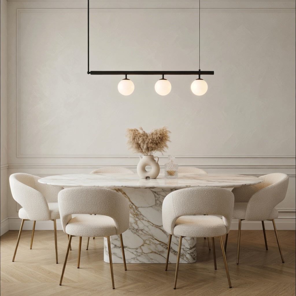 Globe Pendant Chandelier – Black, 3 Lights – pendant light image 22