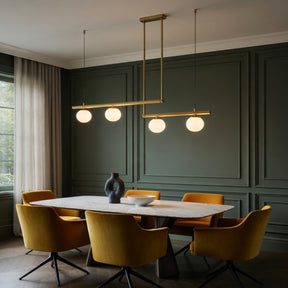 Globe Pendant Chandelier – Gold, 4 Lights Double – pendant light image 19
