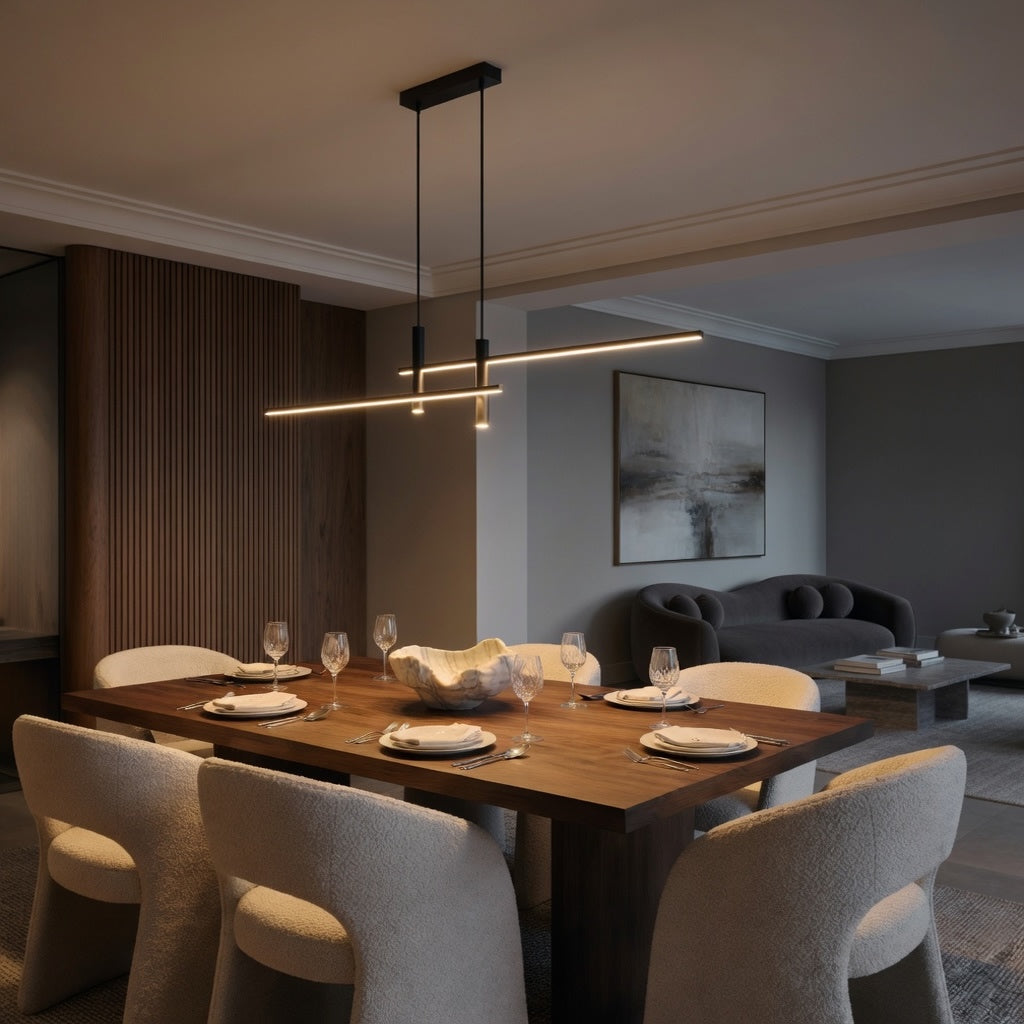 Linear LED Pendant Chandelier – pendant light image 7