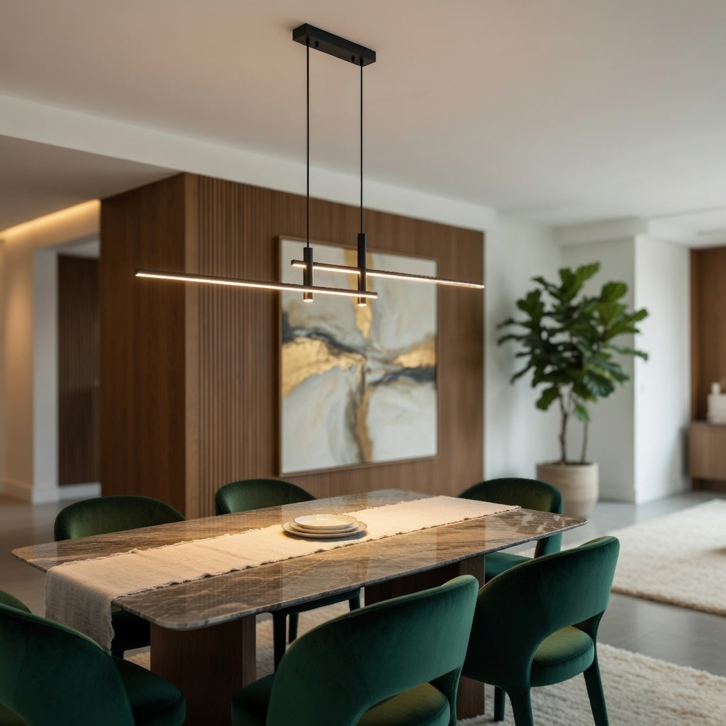Linear LED Pendant Chandelier – pendant light image 3