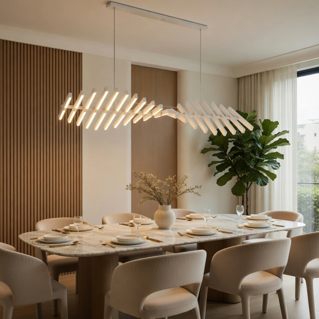 DNA Helix LED Chandelier – White, 30 Heads – pendant light image 23