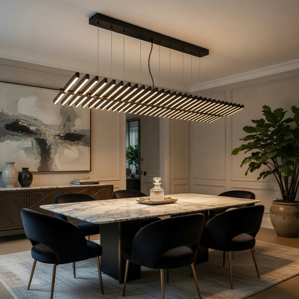 DNA Helix LED Chandelier – Black, 30 Heads – pendant light image 19