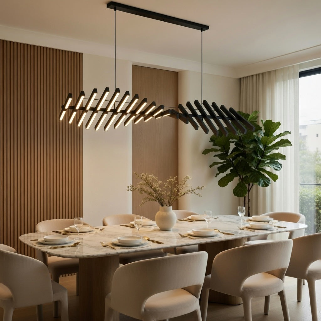 DNA Helix LED Chandelier – pendant light image 12