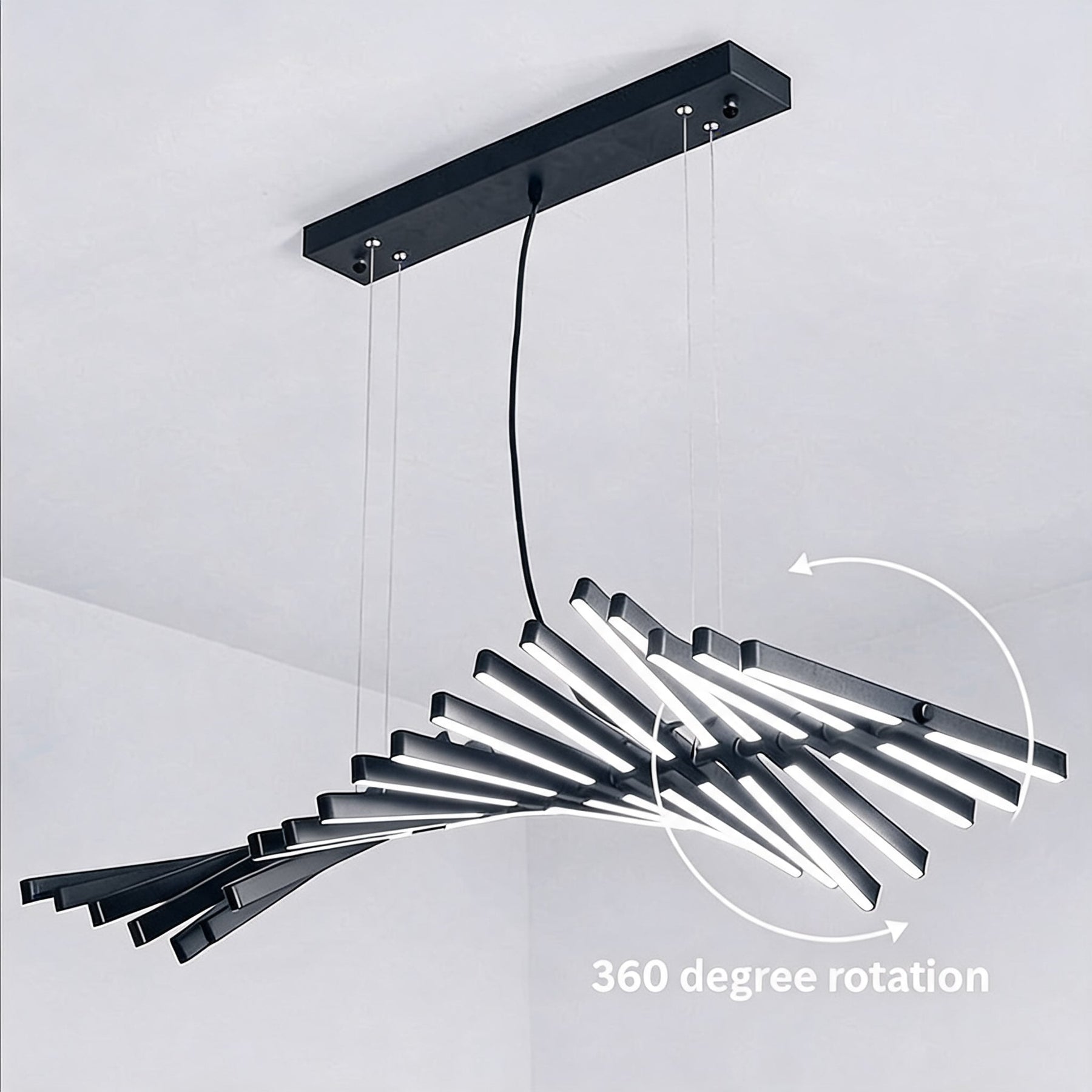 DNA Helix LED Chandelier – pendant light image 9