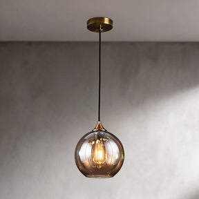 Glass & Stone Pendant Light – pendant light image 3