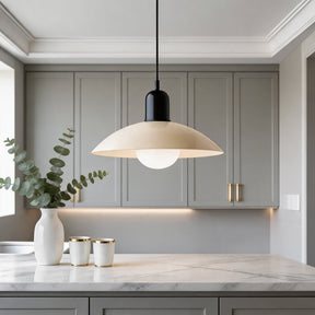 Nordic Bauhaus Pendant Light – Black, Cream – pendant light image 5