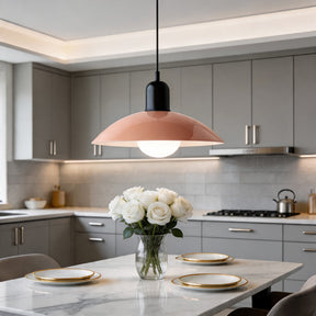 Nordic Bauhaus Pendant Light – Black, Pink – pendant light image 6