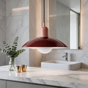Nordic Bauhaus Pendant Light – Pink, Red – pendant light image 11