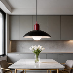 Nordic Bauhaus Pendant Light – Red, Black – pendant light image 16
