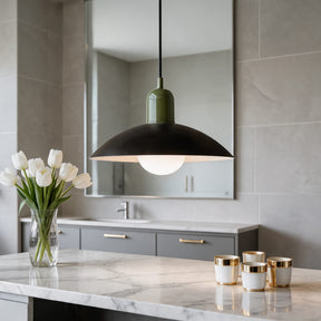 Nordic Bauhaus Pendant Light – Green, Black – pendant light image 20