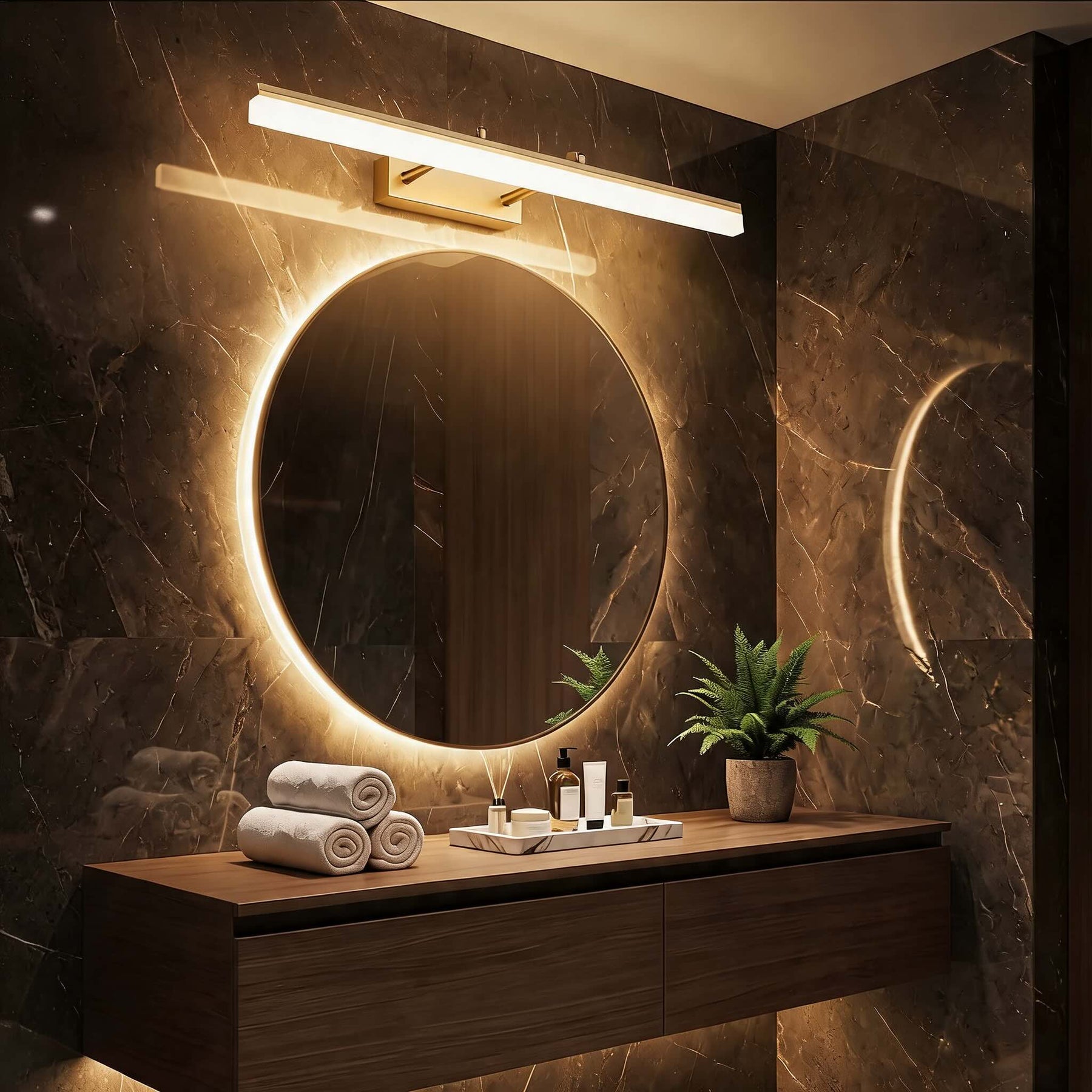 Gold Vanity Light Bar – product image 2