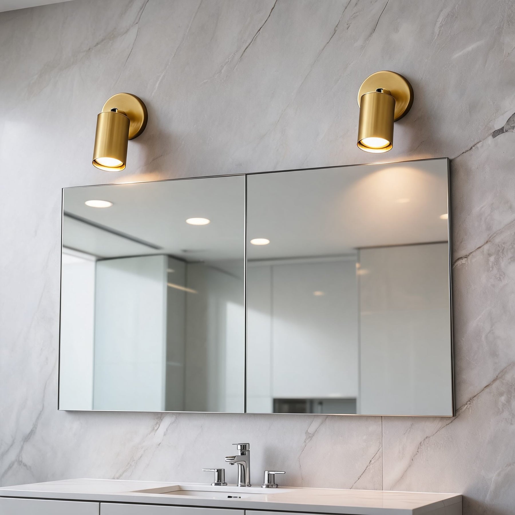 Rotatable Brass Spotlight Wall Light – product image 3