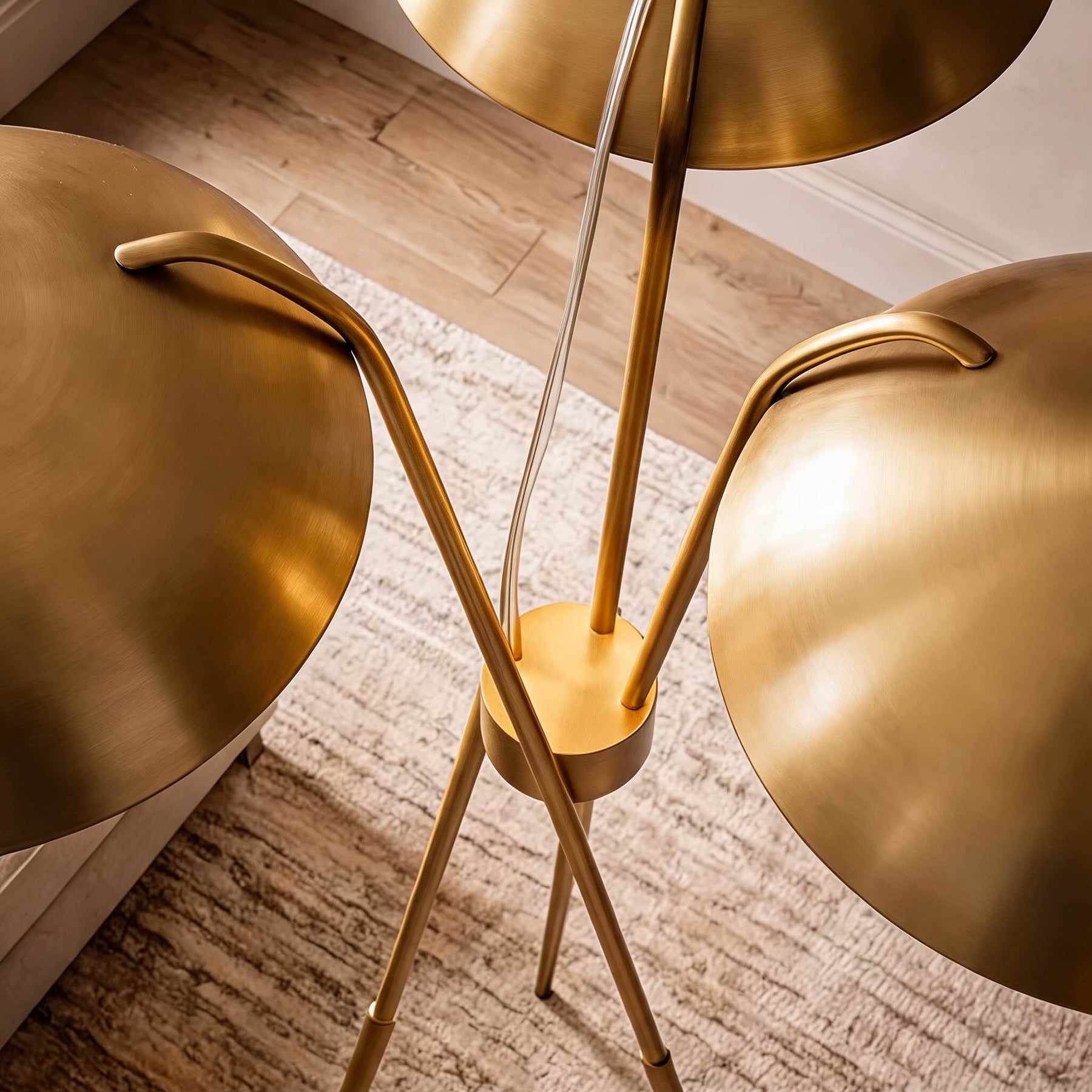 Three-Head LED Floor Lamp – floor lamp image 2