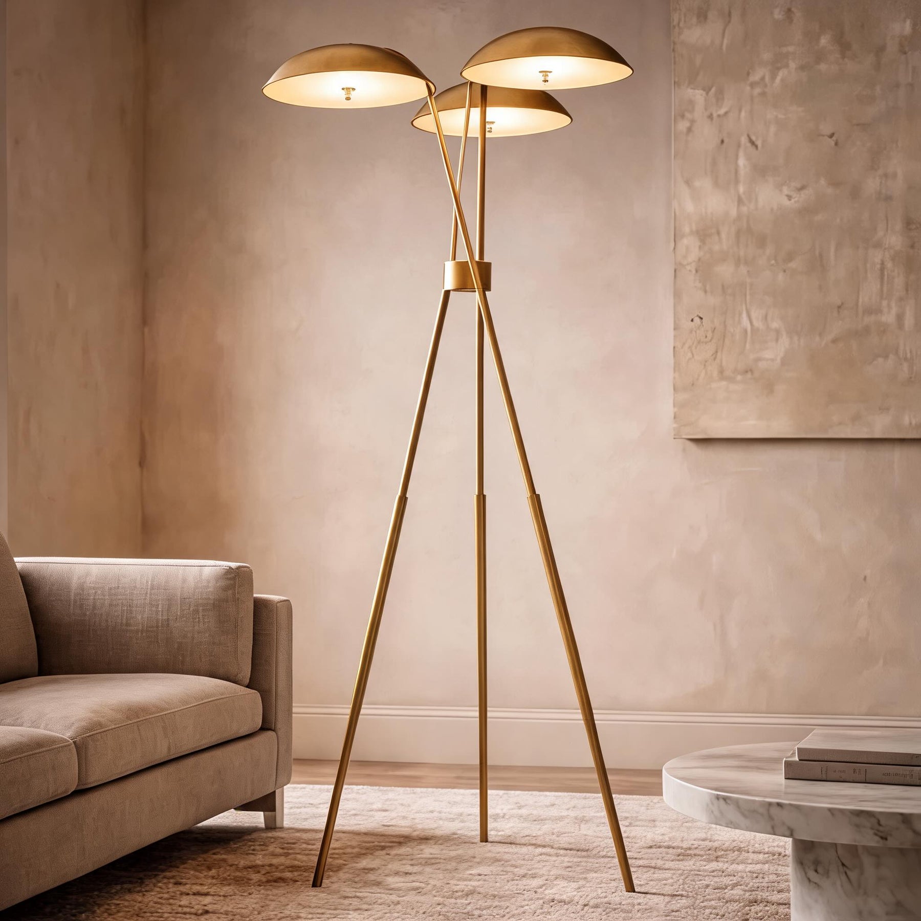 Three-Head LED Floor Lamp – floor lamp image 6