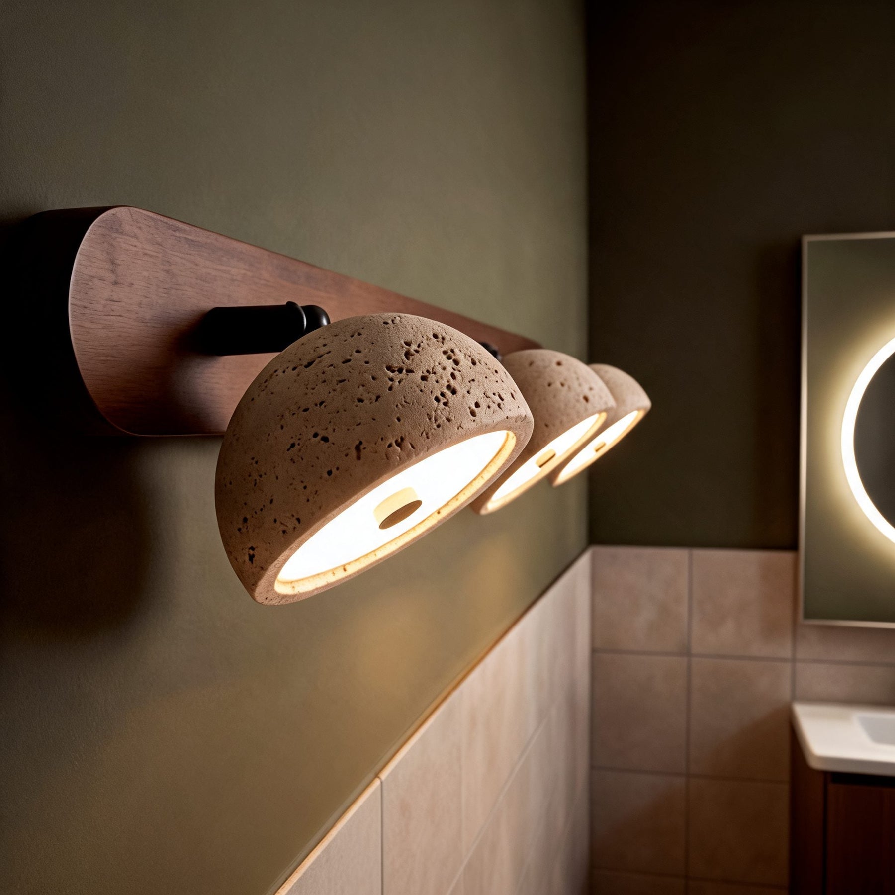 Travertine Vanity Light – product image 10