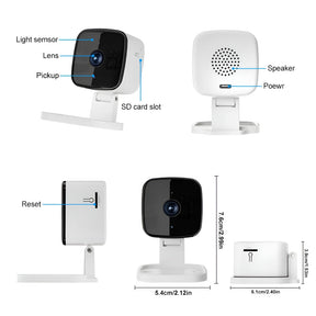 Câmera de Segurança Babá Eletrônica WiFi Interna