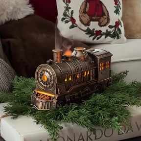 Umidificador Difusor de Óleos Essenciais Trem Plástico USB LED Luz Noturna