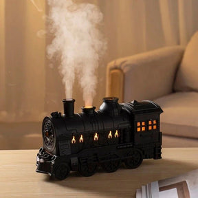 Umidificador Difusor de Óleos Essenciais Trem Plástico USB LED Luz Noturna