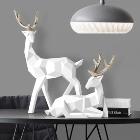 Stag Figures Sculpture