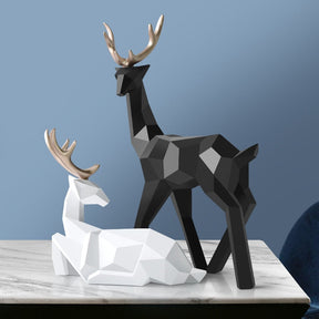 Stag Figures Sculpture