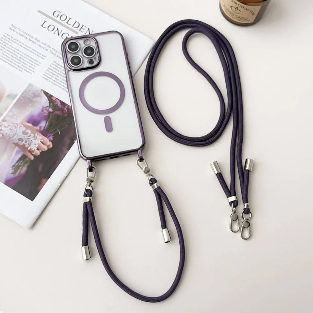 Phone Case MagSafe Crossbody Strap Lanyard Cover