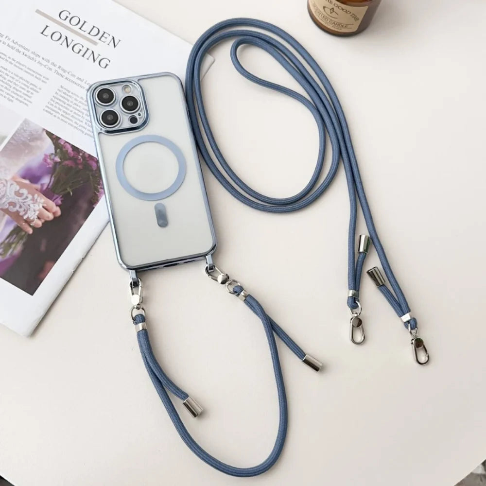 Phone Case MagSafe Crossbody Strap Lanyard Cover