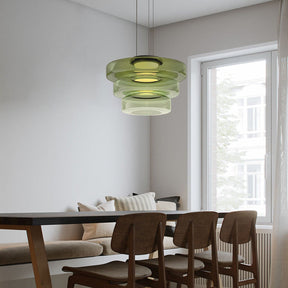 Glass Pendant Lamp | Bauhaus Style Hanging Light