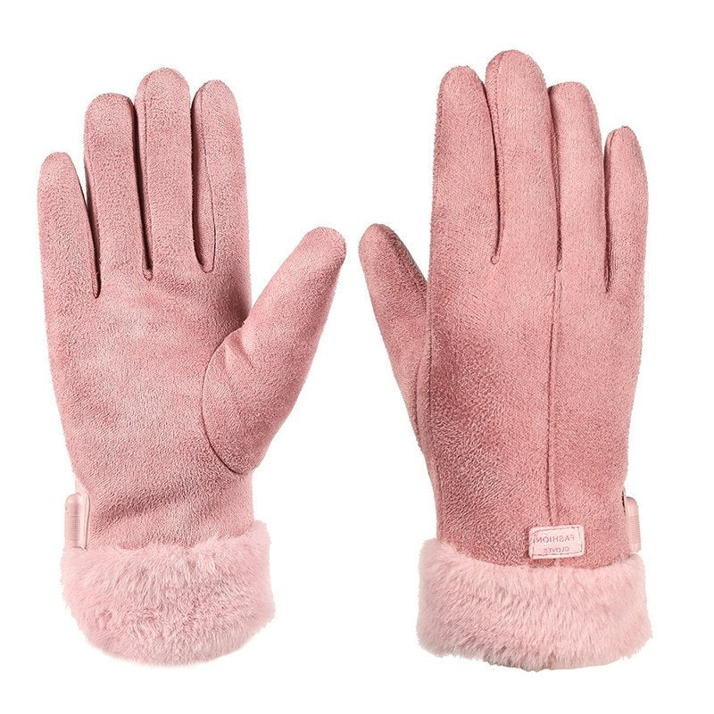 Luvas de Inverno Femininas – Touchscreen, Quentes, Macias e com Forro Térmico