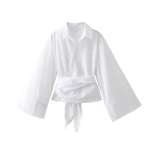 Blusa com Cinto de Laço Largo